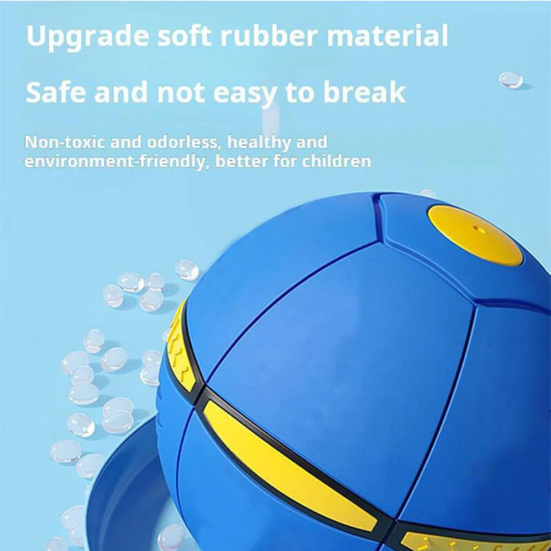 2in1 Magic Ball with 6 Light Music Transforming Flying Saucer Outdoor Indoor Interaction Toy - Image 12