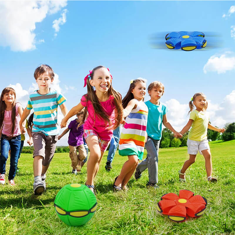 2in1 Magic Ball with 6 Light Music Transforming Flying Saucer Outdoor Indoor Interaction Toy - Image 8