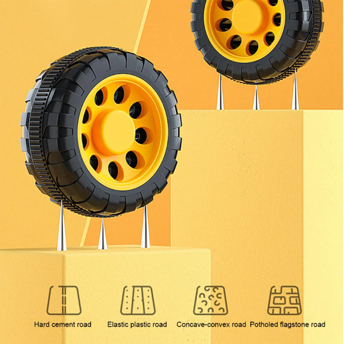 3-in-1 Ride On Push Car With Front Loader Digger Toddler Ride-On Excavator & Lights Music - Image 5