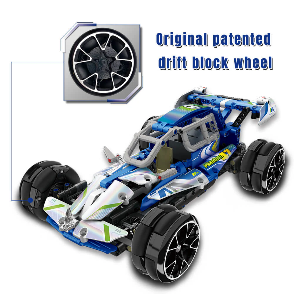 3 in 1 STEM RC Robot Car Building Blocks DIY Kit 4WD Remote Control APP Programming Drift Robot Car - Image 7