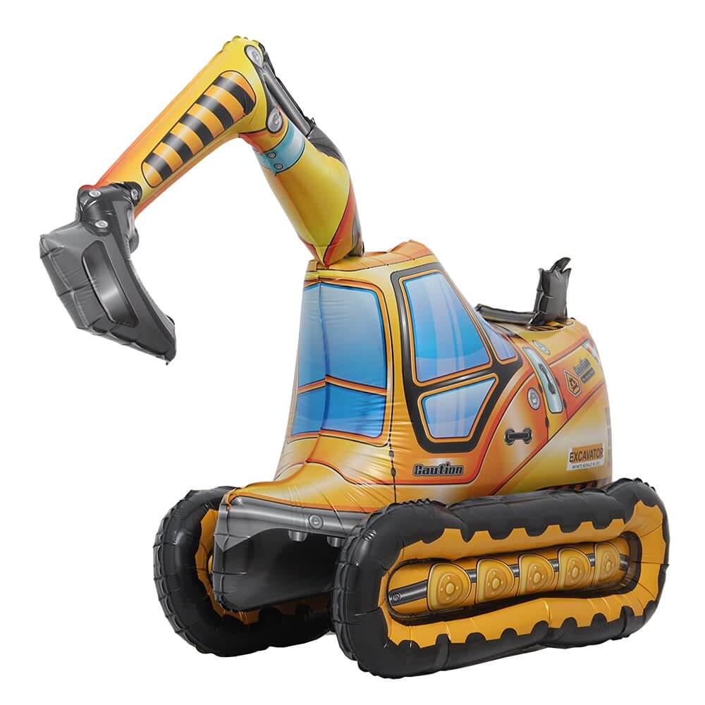 3D Construction Vehicle Party Balloon Aluminum Foil Engineering Vehicle for Children Birthday Decoration - Image 3
