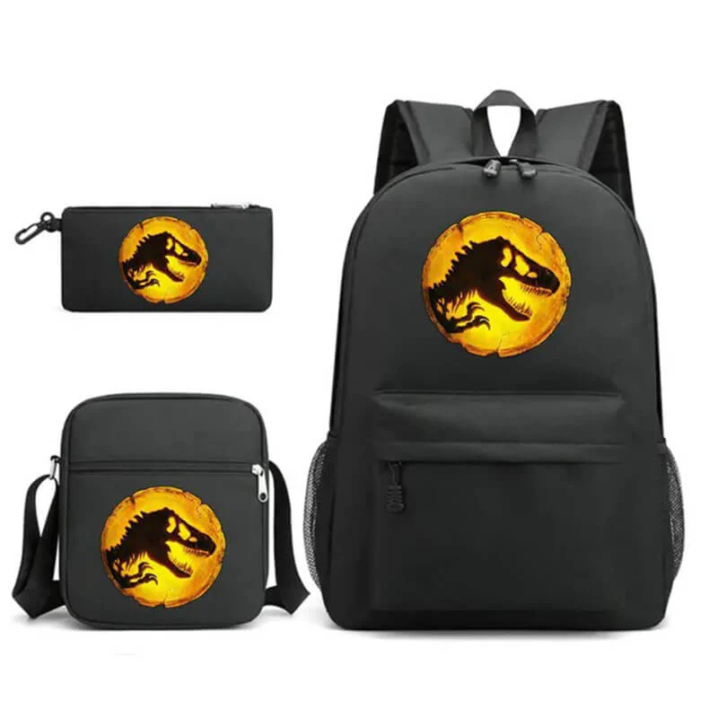 3pcs Dino Backpack Set with Lunch Bag Pencil Case Back to School Gift for Boys and Girls - Image 10