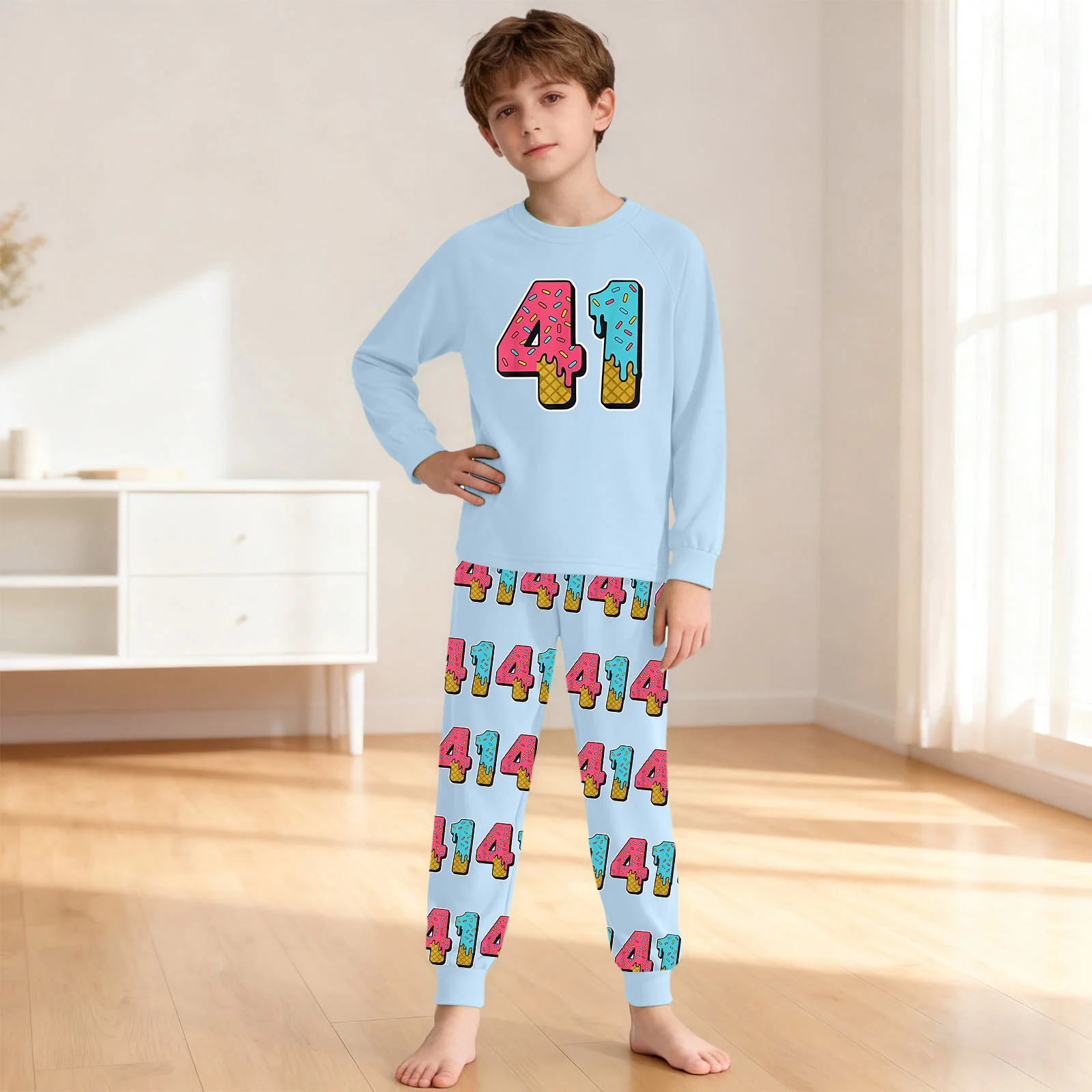 41 Steal A Brainrot Costume Soft Sweatshirt Pants Pajamas 2pcs Set Perfect Trendy Loungewear - Image 2
