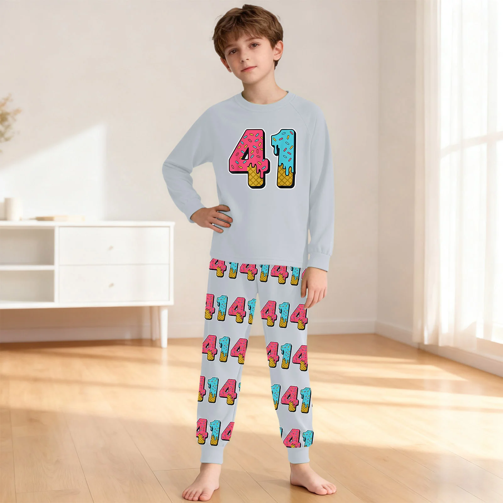 41 Steal A Brainrot Costume Soft Sweatshirt Pants Pajamas 2pcs Set Perfect Trendy Loungewear - Image 3