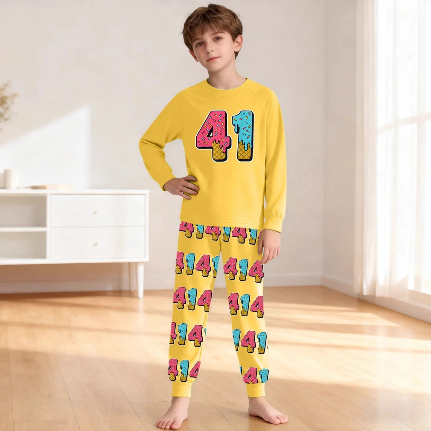 41 Steal A Brainrot Costume Soft Sweatshirt Pants Pajamas 2pcs Set Perfect Trendy Loungewear - Image 4