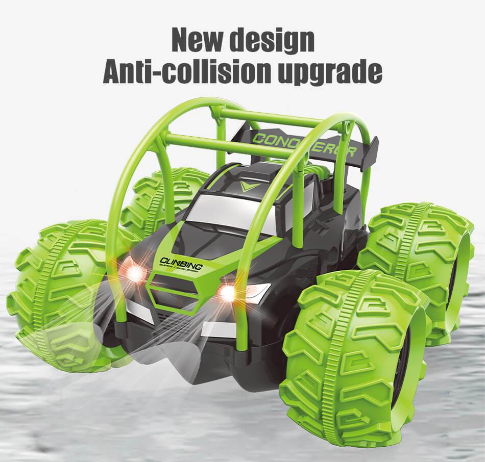 4WD Amphibious RC Off-Road 360° Flip and Spin Anti-Collision Stunt Dump Truck Racing Car - Image 7