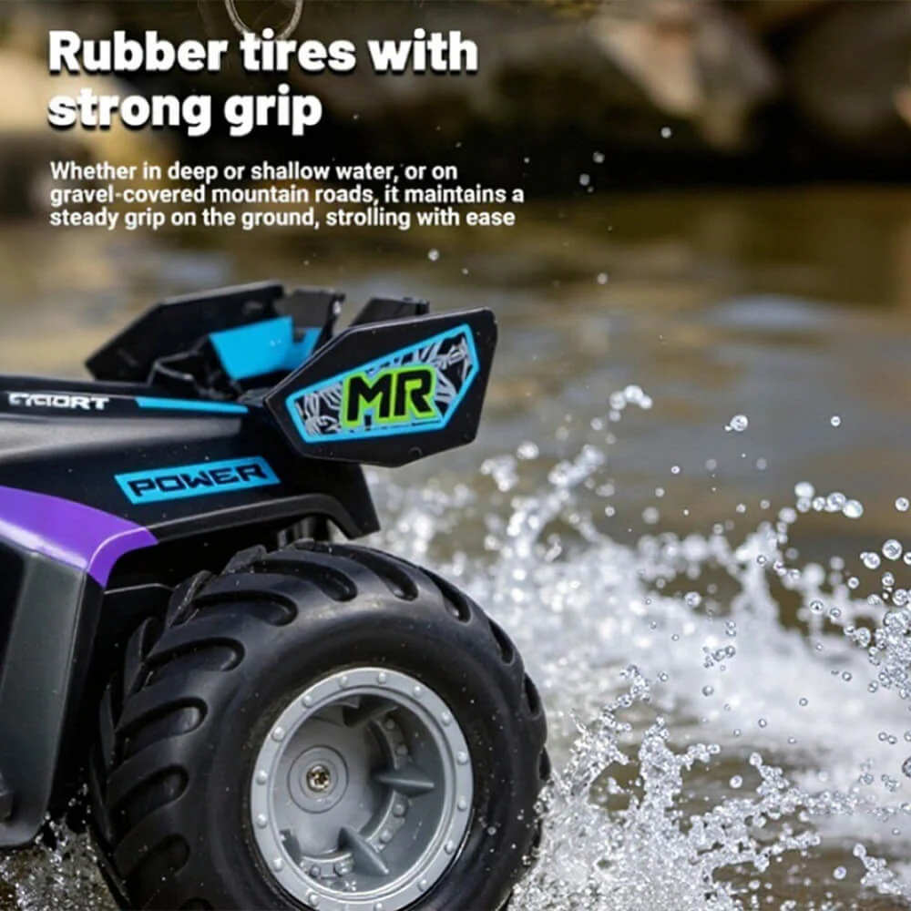 4WD Amphibious RC Car 2.4GHz Waterproof RC Off- road Truck with 360° Rotation for Land & Water - Image 7