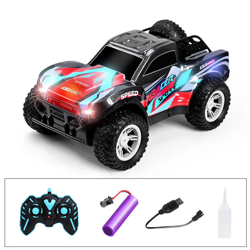 4WD RC Off-road Vehicle 2.4G Fast Remote Control  Drift Car Double Spray Electric Car Toy - Image 3