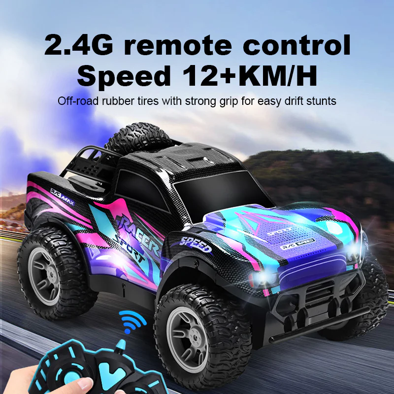 4WD RC Off-road Vehicle 2.4G Fast Remote Control  Drift Car Double Spray Electric Car Toy - Image 4