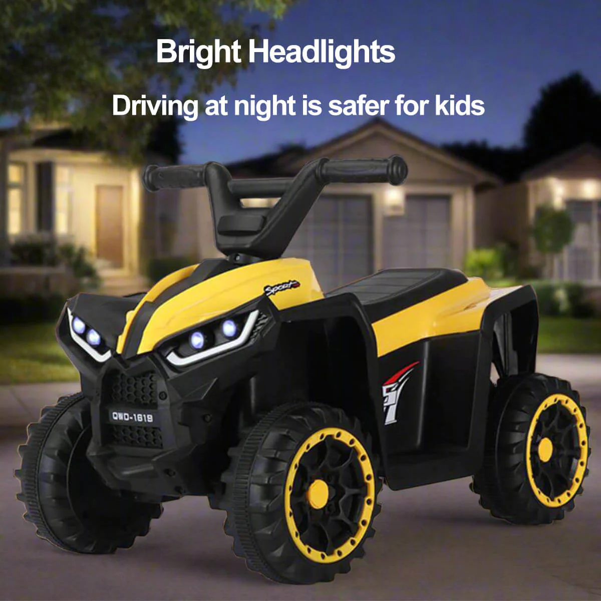 6V Kids ATV Dual Motors 4 Wheeler Off-Road Electric ATV Ride on Car wih Light Music For Boys & Girls - Image 9
