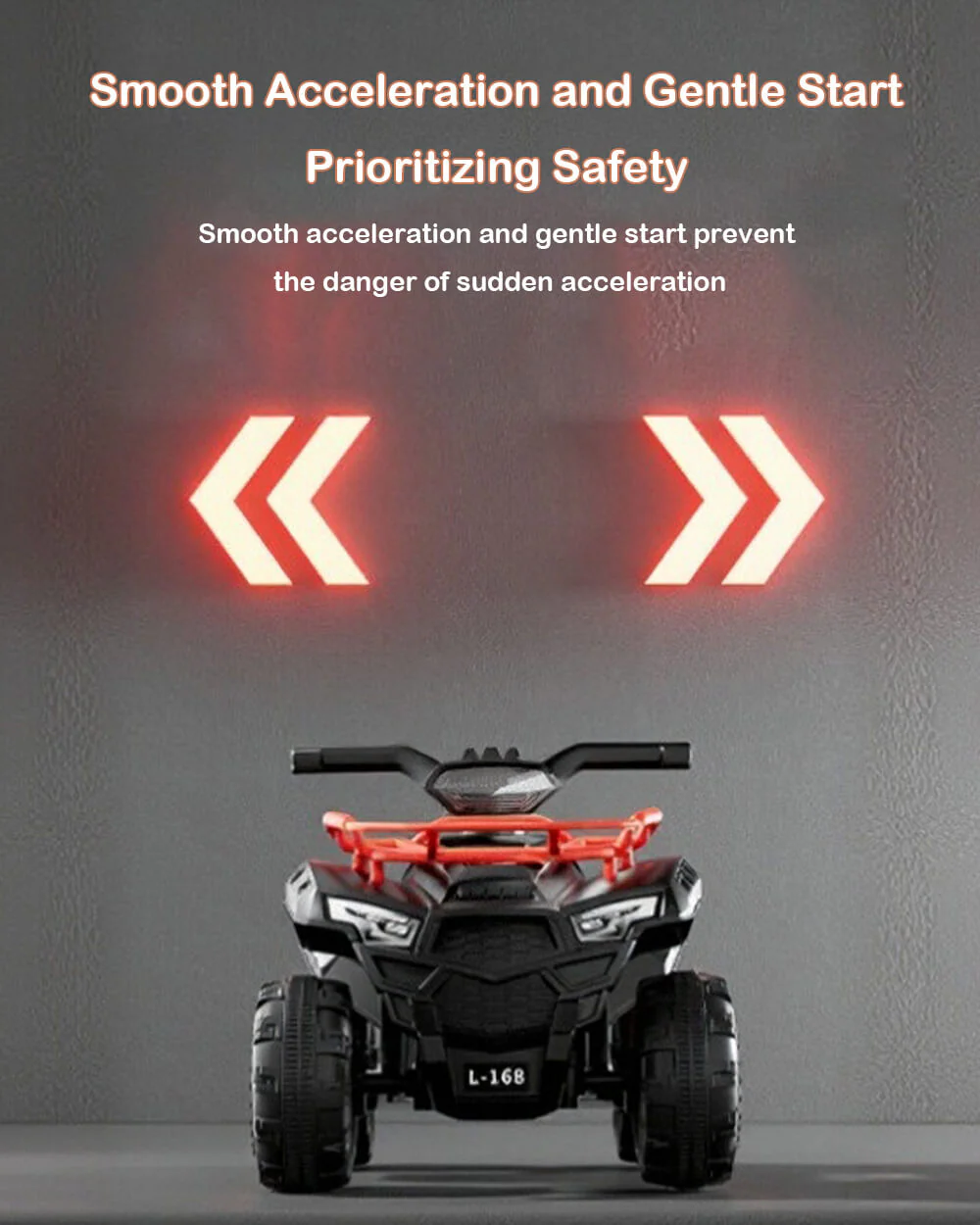 6V Ride on Car Electric Quad ATV 4 Wheels Ride on Toy with Soft Start and Removable Battery for Kids 3+ - Image 3