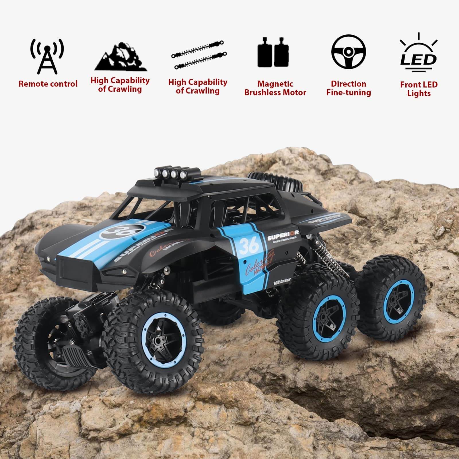 6x6 RC Car Shooting Water Bullets 2.4Ghz Remote Control Monster Truck Lanch Water Bombs - Image 8