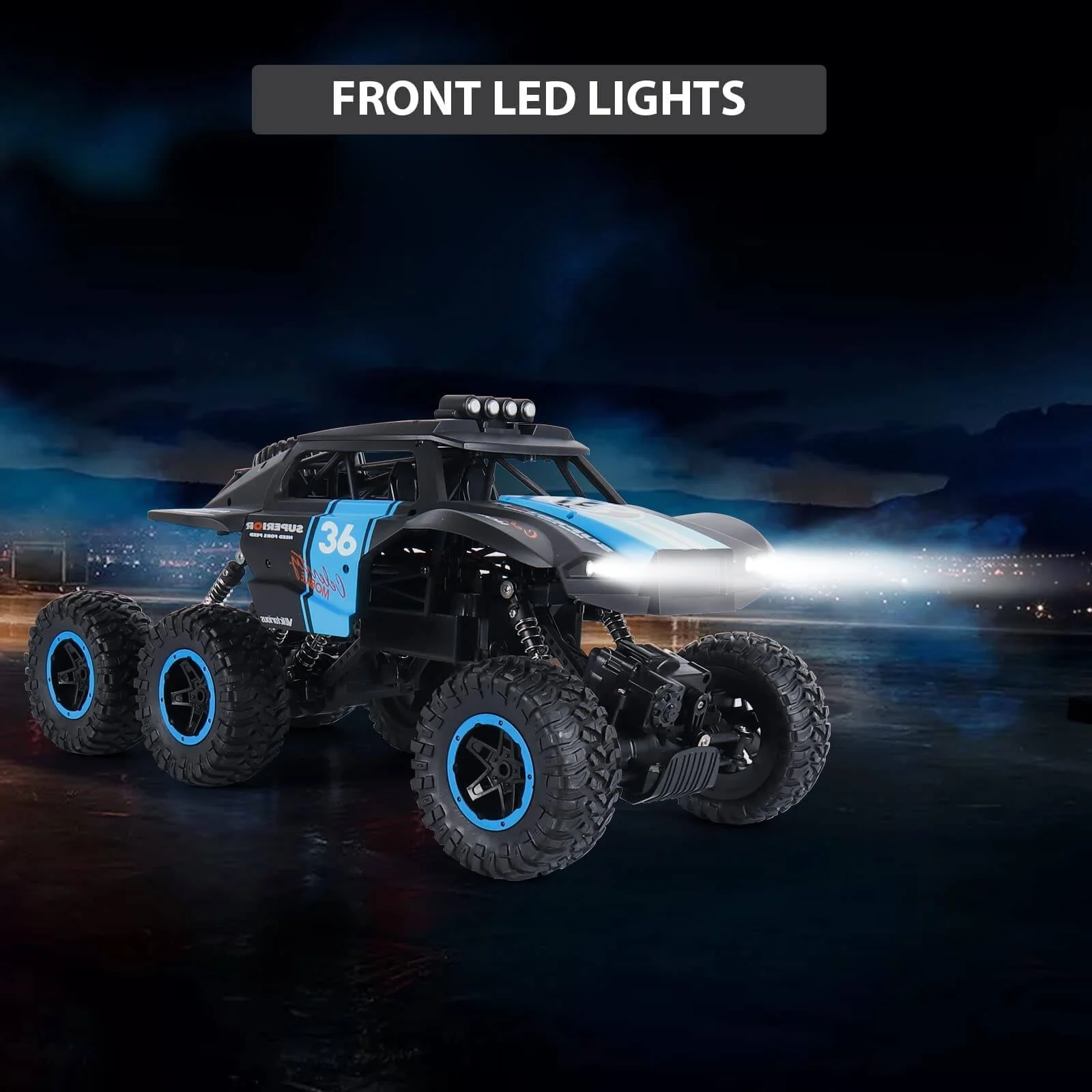 6x6 RC Car Shooting Water Bullets 2.4Ghz Remote Control Monster Truck Lanch Water Bombs - Image 9