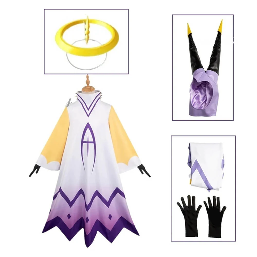 Adam Costume Adam Robe with Headgear Gloves Halloween Party Cosplay Costume - Image 7