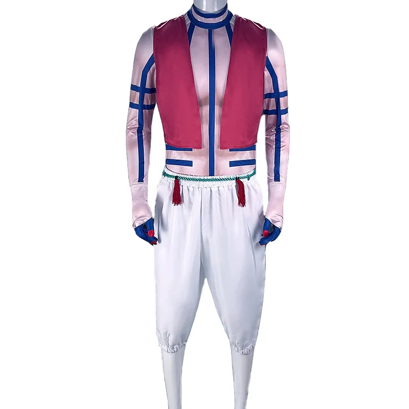 Akaza Costume Stubborn Demon Hakuji Cosplay Outfit Halloween Party Full Set - Image 3