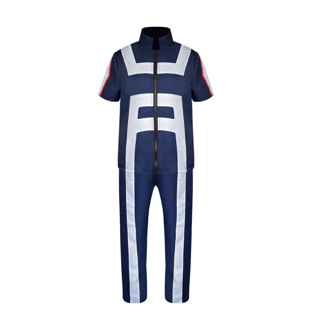Adult Todoroki Costume High School Uniform Unisex Hero Tops Pants Sportswear for Training - Image 4