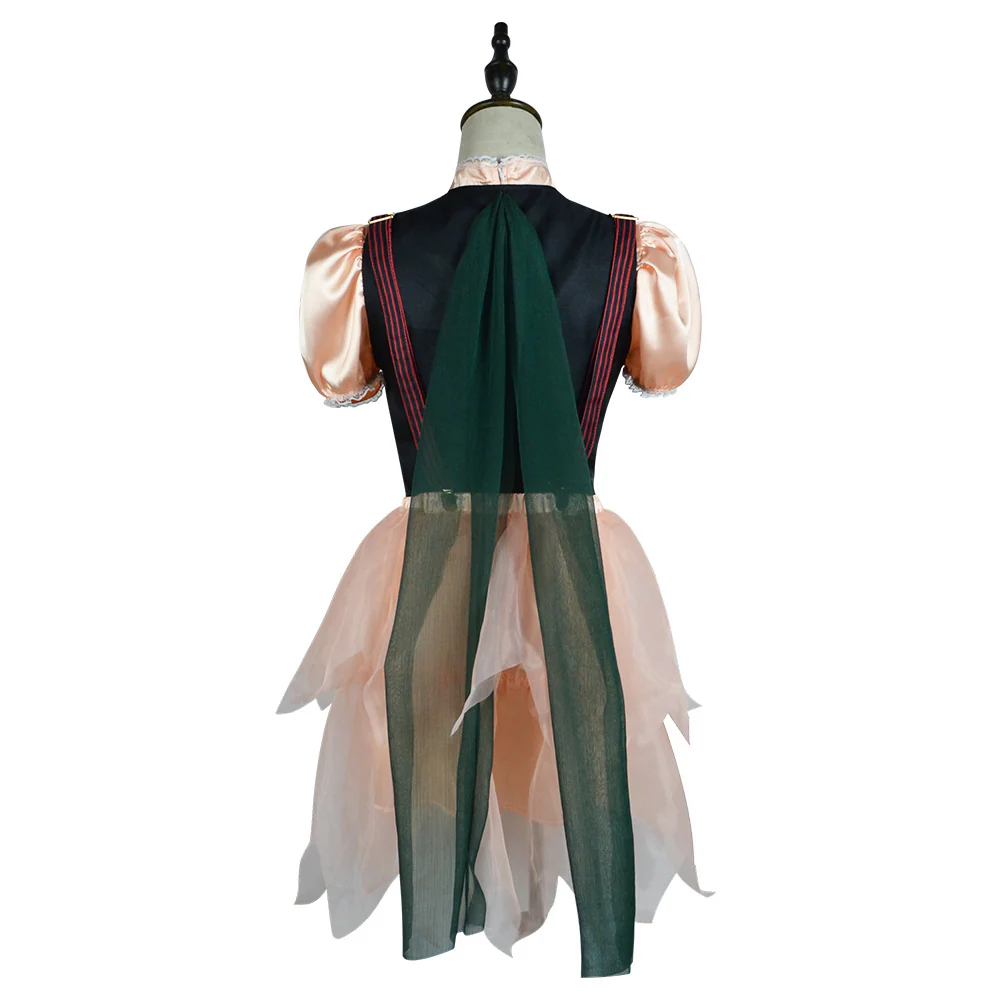 2024 Movie IF Blossom Dress 6pcs Adult Pink Butterfly Costume Shirt Vest Skirt Dress Full Set - Image 5