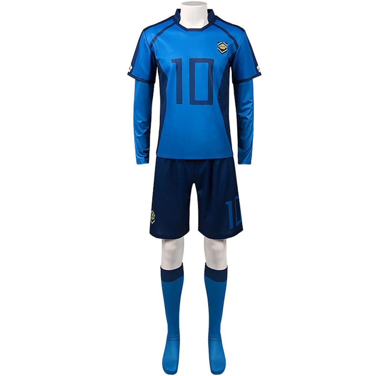 Adult Blue Isagi Football Jersey Isagi Yoichi Bachira Uniform Full Set Football Team Sportswear - Image 4