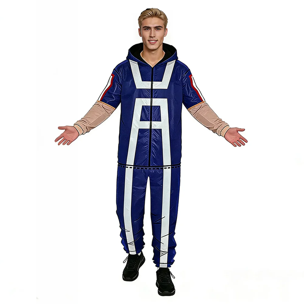 Adult Deku Costume Bakugo Cosplay Jumpsuit Hero Outfit for Cosplay Carnival - Image 6