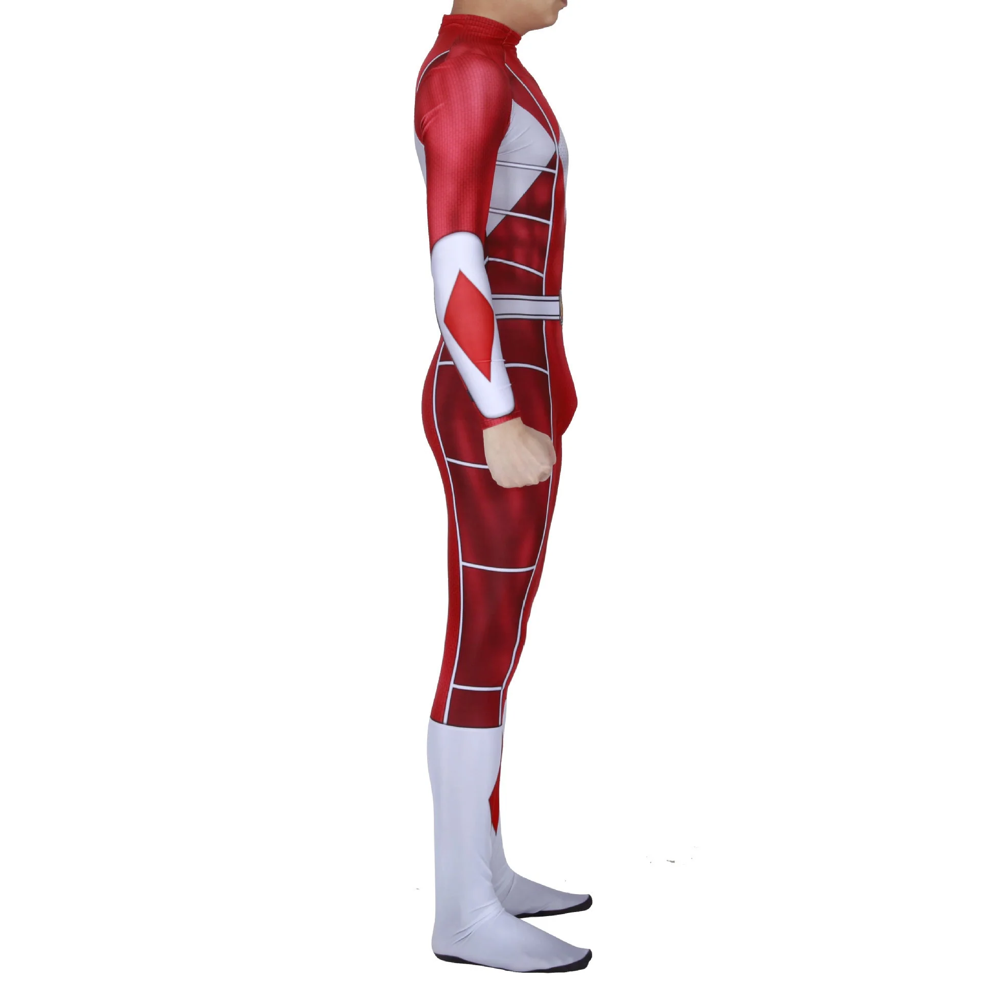 Adult Dino Ranger Outfit Unisex Blue Hero Costume for Halloween Cosplay - Image 14