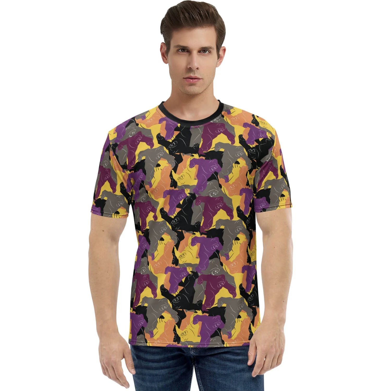 Adult GxK T-shirt Cusual Plus Size Skar King Shirt Cosplay Costume for Men - Image 5