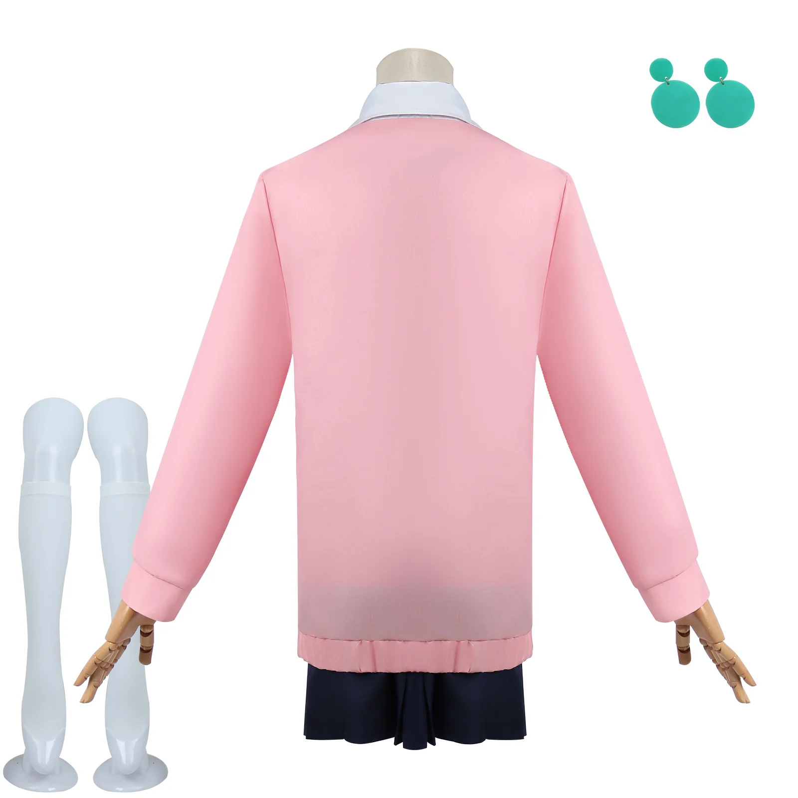 Adult Momo Ayase Costume Pink School Uniform Anime Cosplay Outfit for Halloween - Image 3