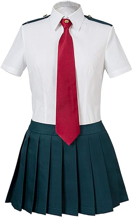 Adult Ochaco Cosplay Costume Uravity Cosplay Outfit Hero High School Dress Suit - Image 4