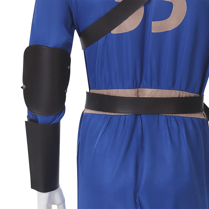 Vault 33 Suit Lucy Norm Shelter Clothes Blue Uniform Halloween Party Costume - Image 12