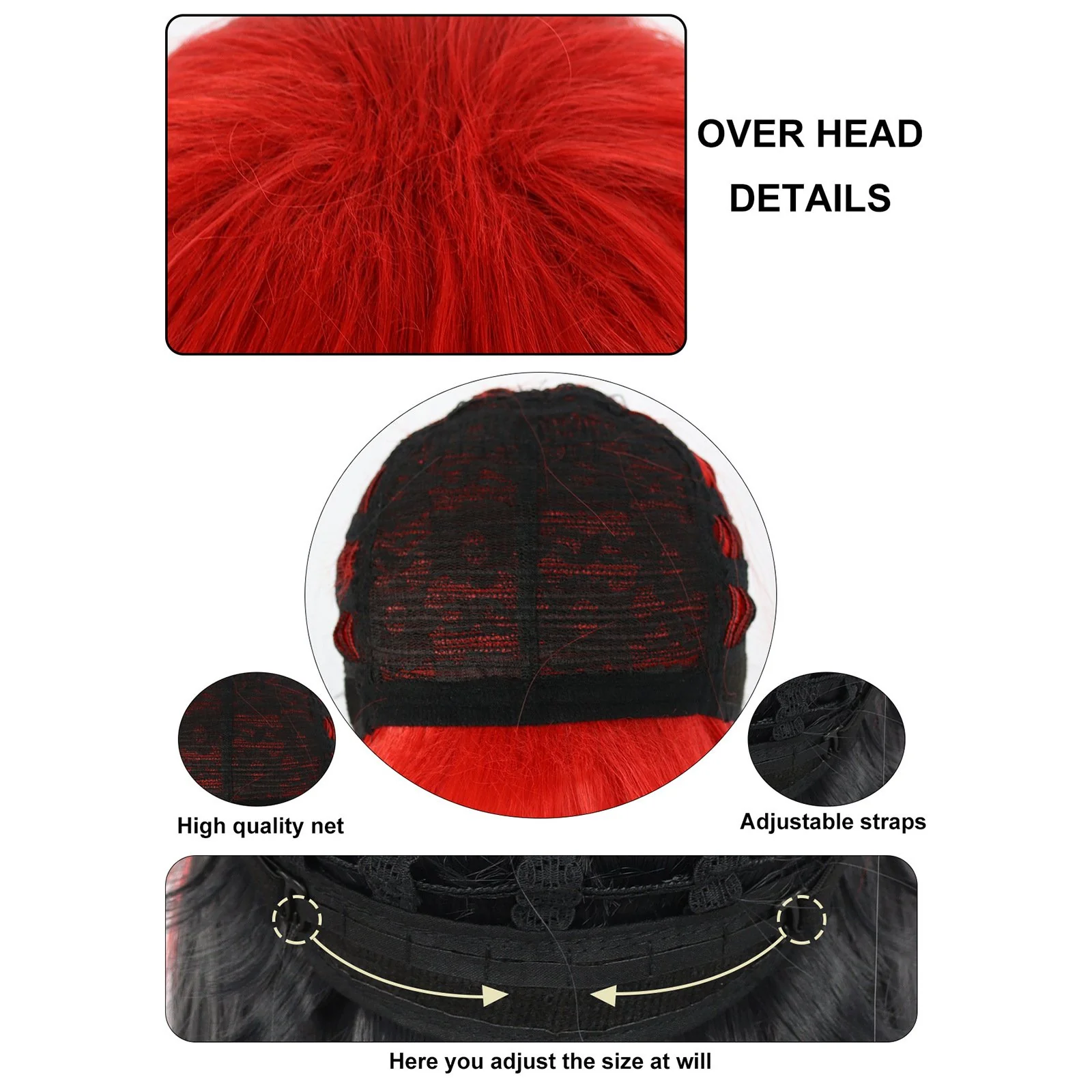 Alastor Cosplay Wig Alastor Modeling Wig and Horns - Image 12