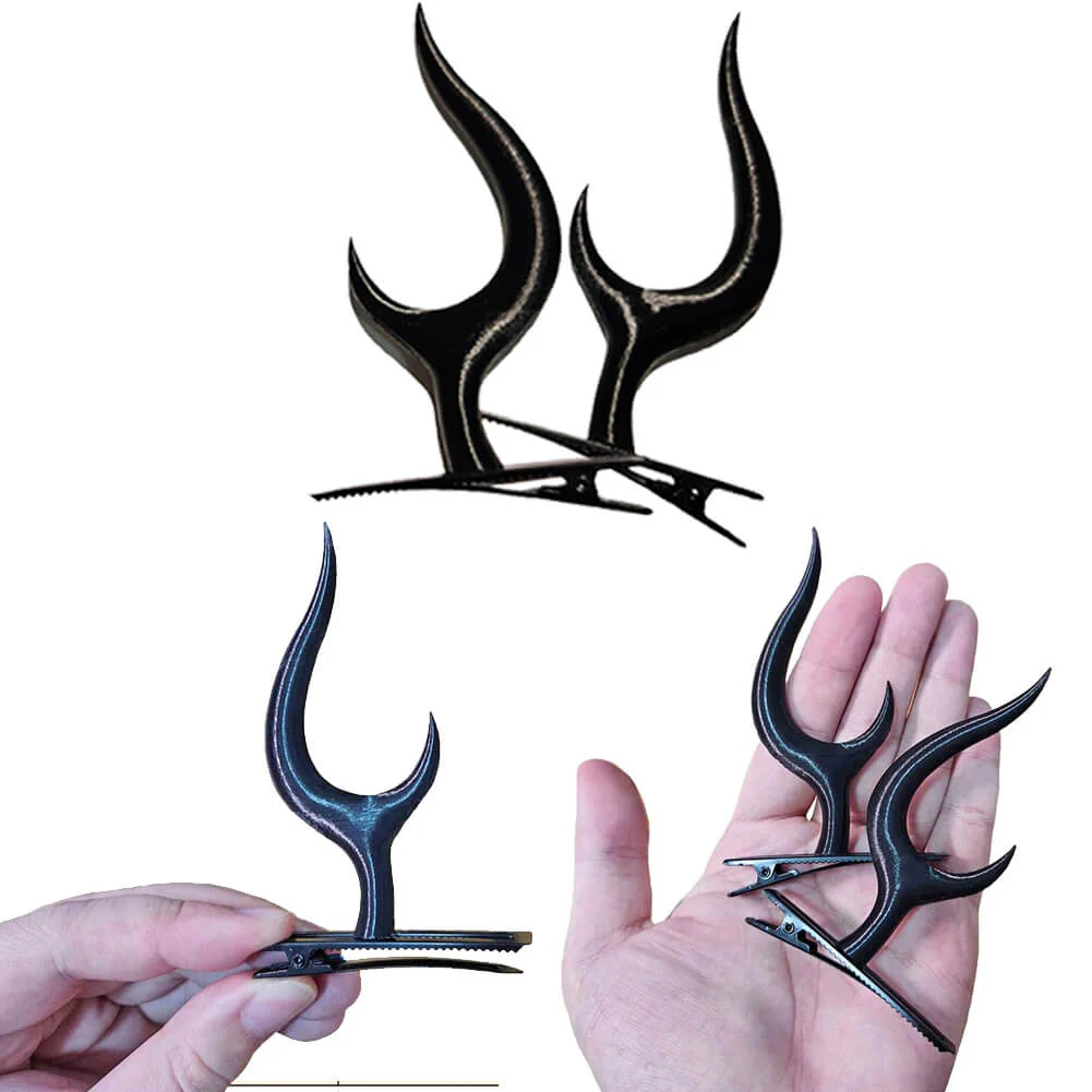 Alastor Cosplay Wig Alastor Modeling Wig and Horns - Image 8