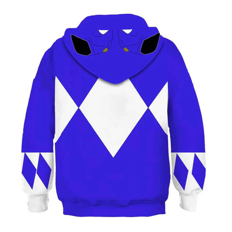 Kids Rangers Hoodie Dragon-themed Children Cosplay Costumes - Image 4