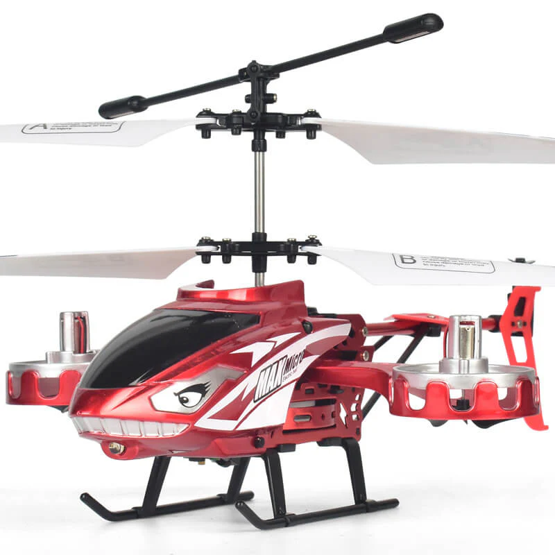Alloy RC Helicopter 2.4G Aircraft Remote Control Plane with Side Fly for Kids Birthday Gift - Image 2