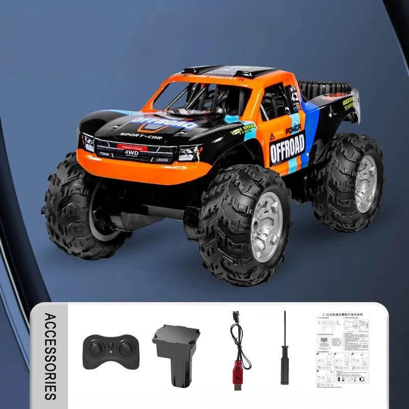 Amphibious Remote Control Car 4WD Off-road vehicle Waterproof 2.4G RC Truck Summer Toy - Image 2