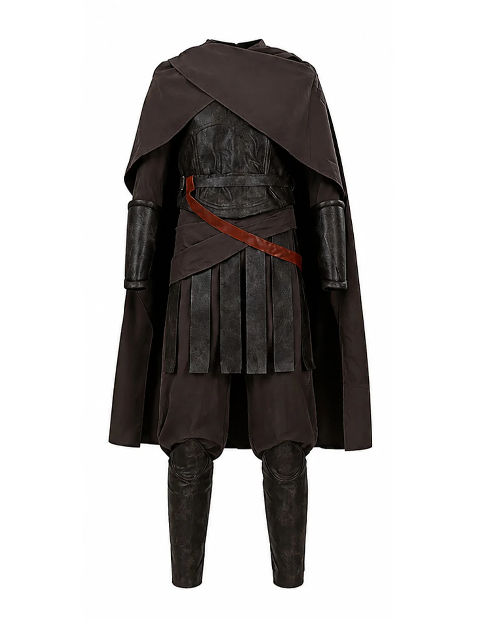 Ancient Greek King Odysseus Costume Dark Brown Odysseus Armor Set with Cloak for Kids Adults Halloween Carnival - Image 8