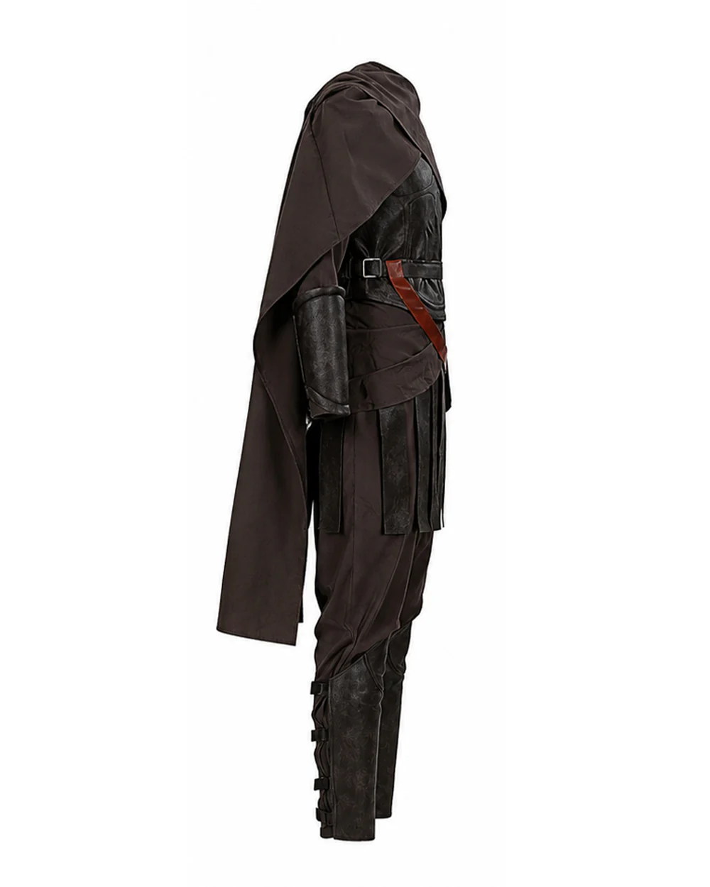 Ancient Greek King Odysseus Costume Dark Brown Odysseus Armor Set with Cloak for Kids Adults Halloween Carnival - Image 9