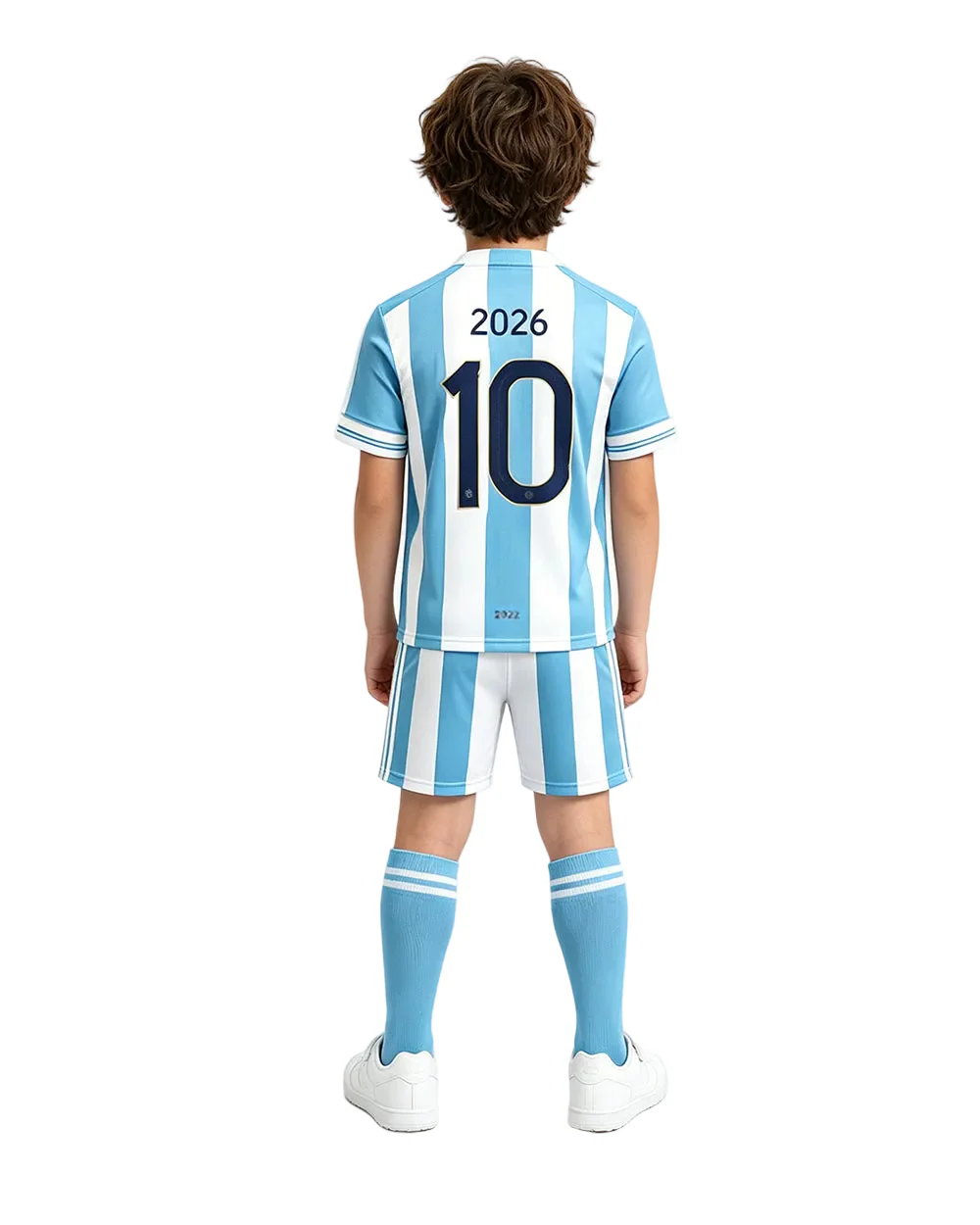 Argentina Jersey Albiceleste 10 Soccer Kit with Shorts Socks and Cheering Props for Soccer Matches - Image 5