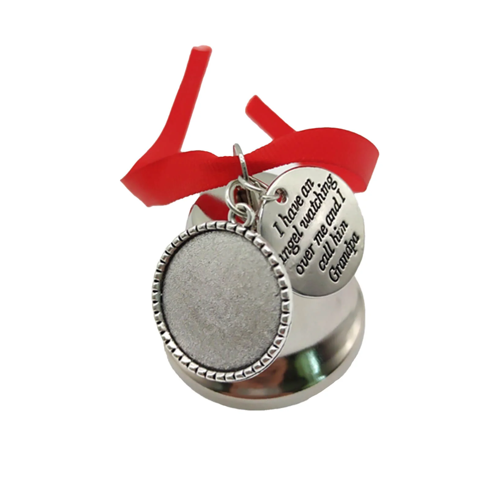 Sublimation Christmas Ornament Blanks Personalized Hanging Sublimation Blanks Metal Bell with Red Rope - Image 9