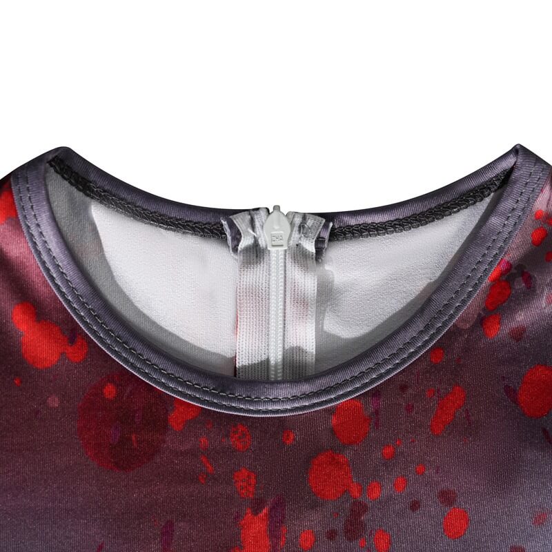 Kids Bloater Costume Last Us Infected Jumpsuit and Mask Zombies Scary Outfit for Halloween Cosplay - Image 4
