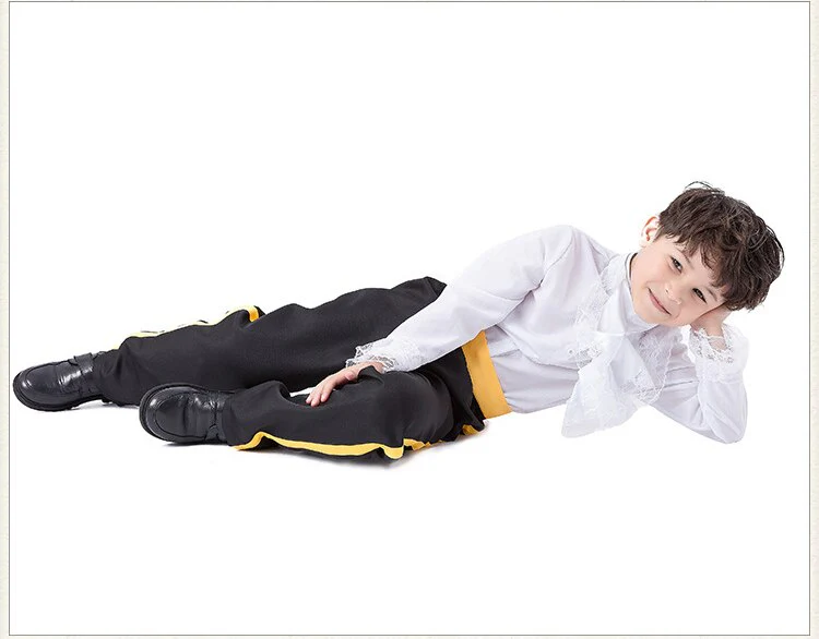 Boy Purim European Kings Prince Costume Carnival Fancy Wear - Image 7