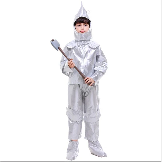 Boy Purim The Wizard Tin Man Cosplay Halloween Carnival Costume - Image 3