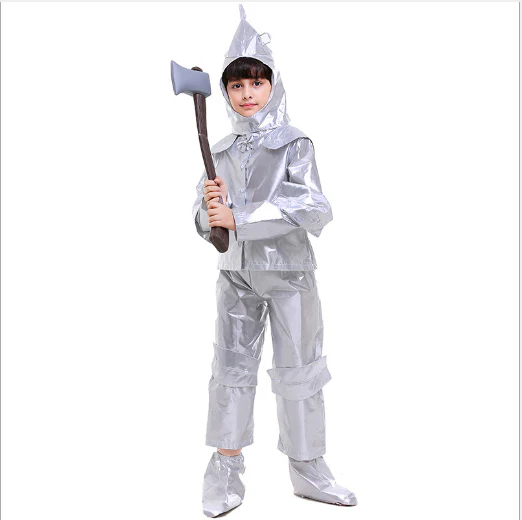 Boy Purim The Wizard Tin Man Cosplay Halloween Carnival Costume - Image 4