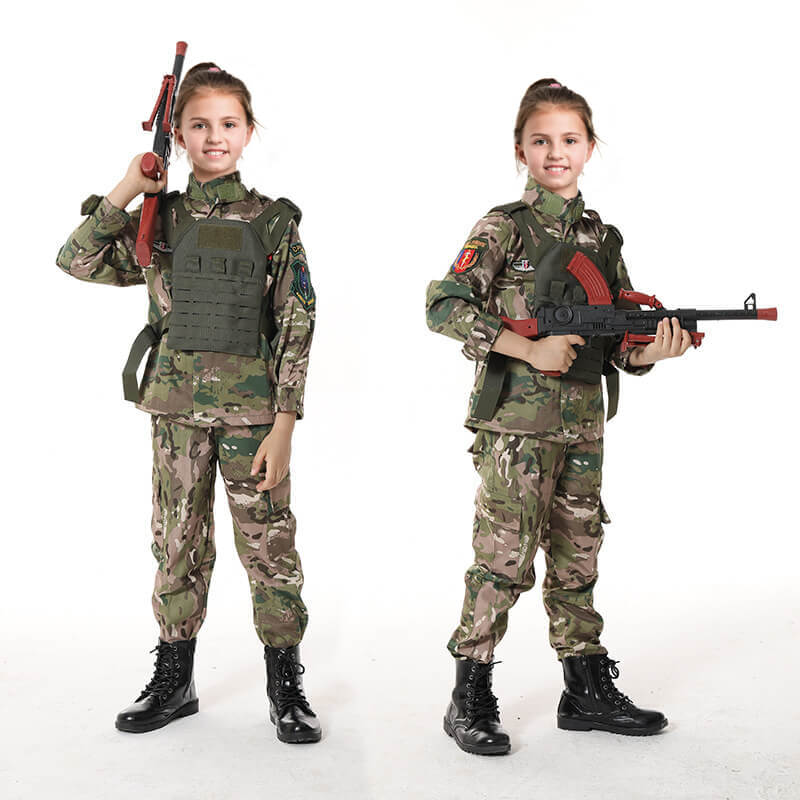 Boys Girls Pretend Play Costumes Police Doctor Nurse Chef Cosplay Costume Role Play Dress-Up Set - Image 4