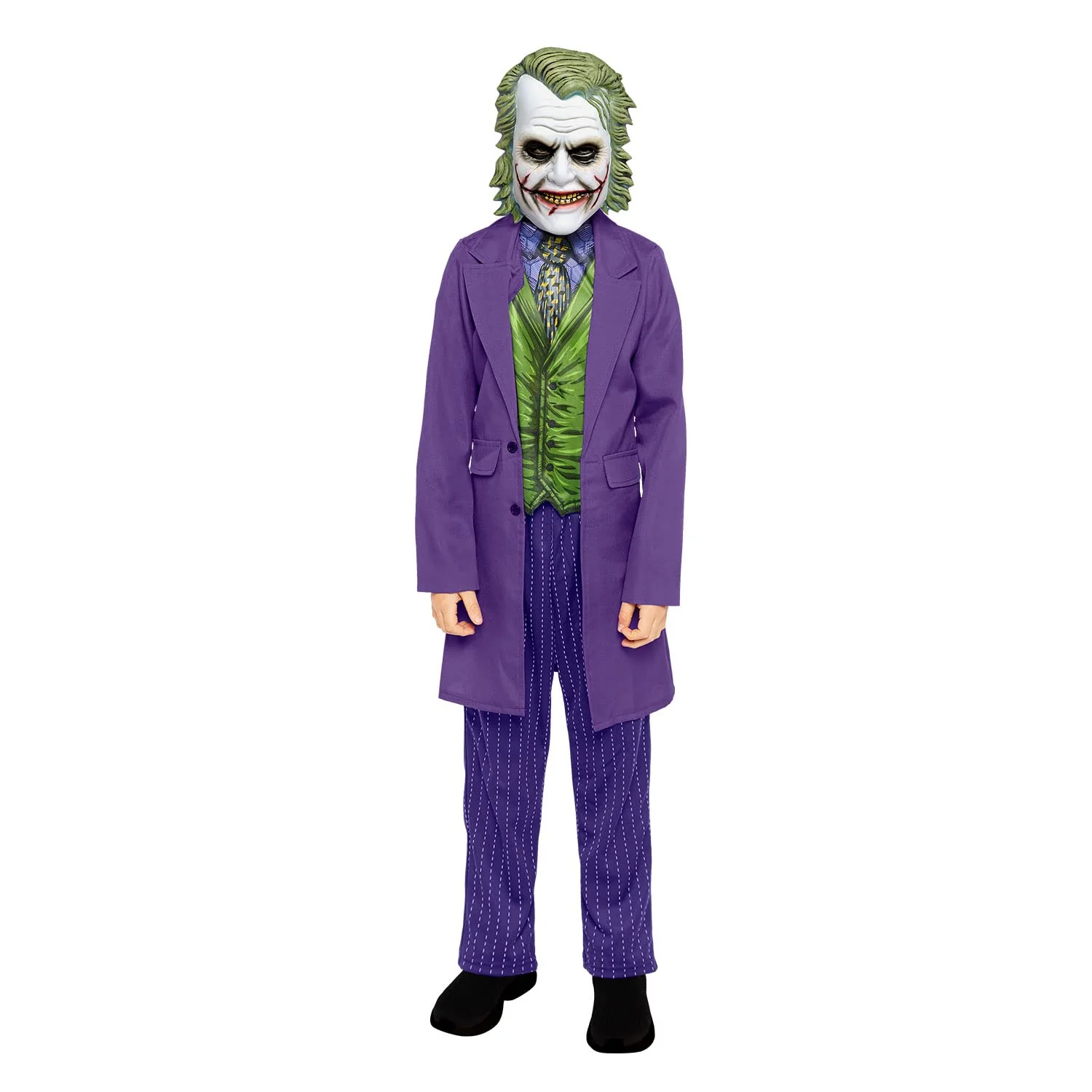 Boys Guason Costume Dark Knight Joker Halloween Outfit Kids Purple Joker Suit - Image 5