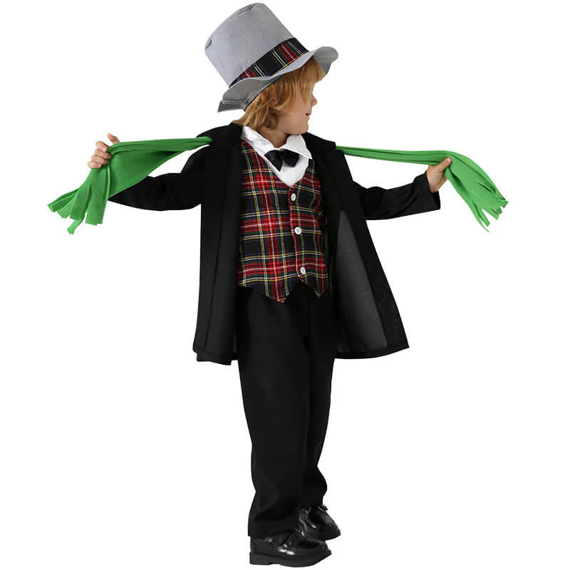 Boys St Patricks Day Outfit Leprechaun Costume Paddys Day Carnival Dress Up Full Set - Image 2