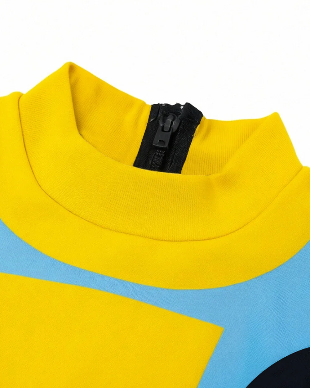 Boys Superhero Bodysuit Mark Yellow and Blue Fighter Cosplay Full Suit for Comic Con Halloween Dress Up - Image 7