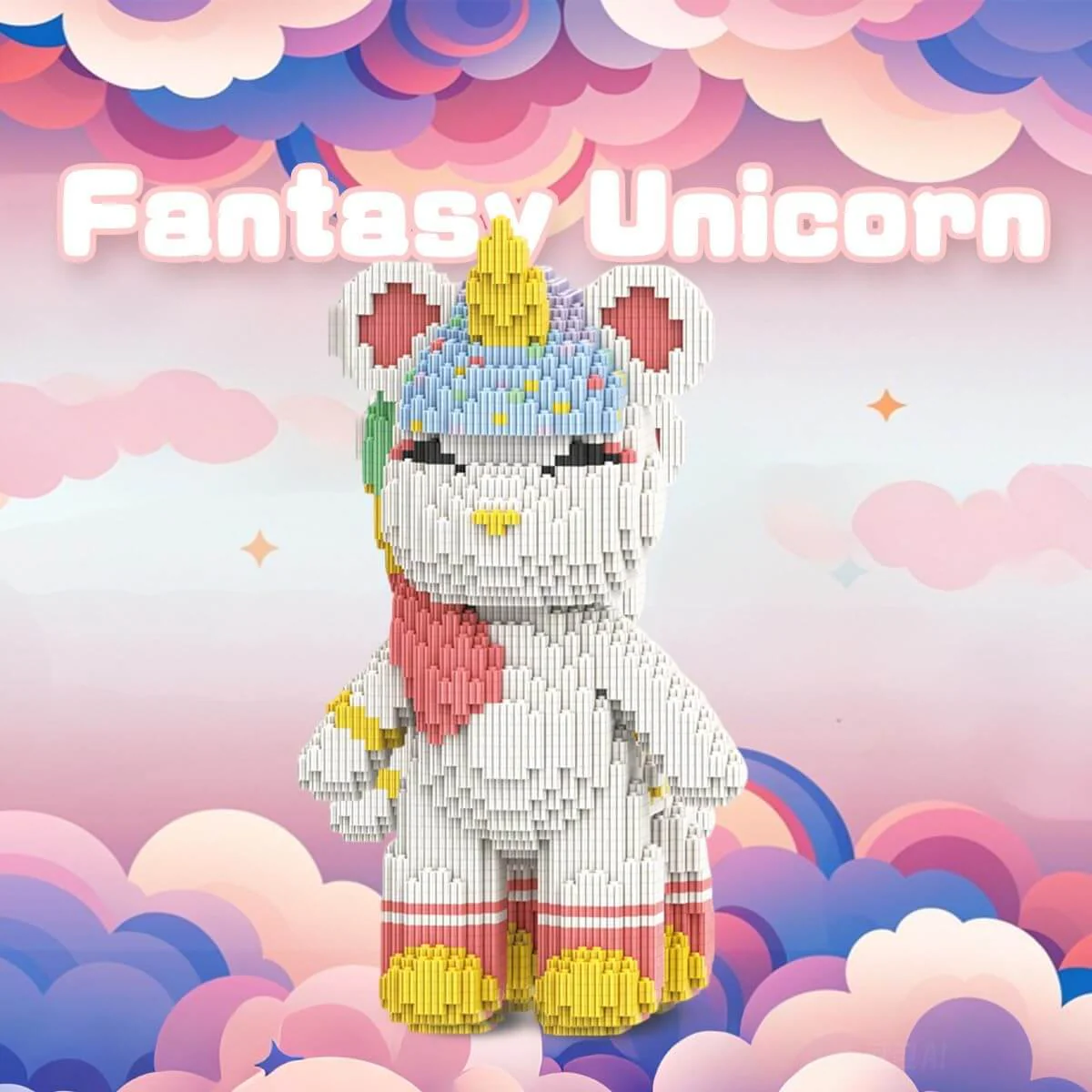Building Blocks Set Toys Deer Unicorn Christmas Gift Educational Toys Holiday Decorations - Image 7