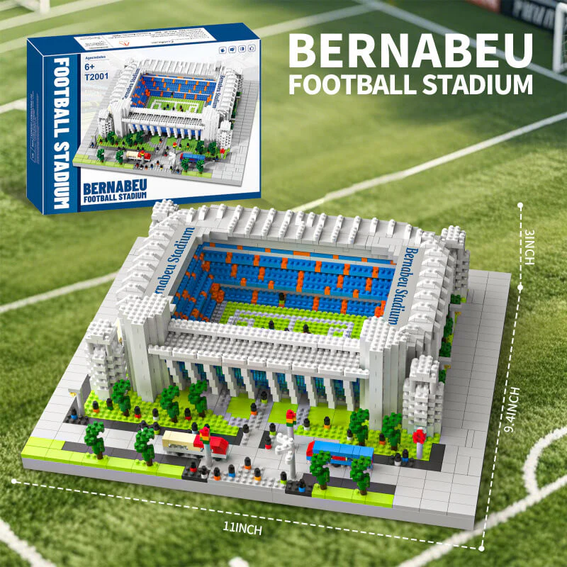 850pcs+ Building Blocks Soccer Ball Stadium with Ball Blocks Set Football Collecting Toys for Kids and Adults - Image 5