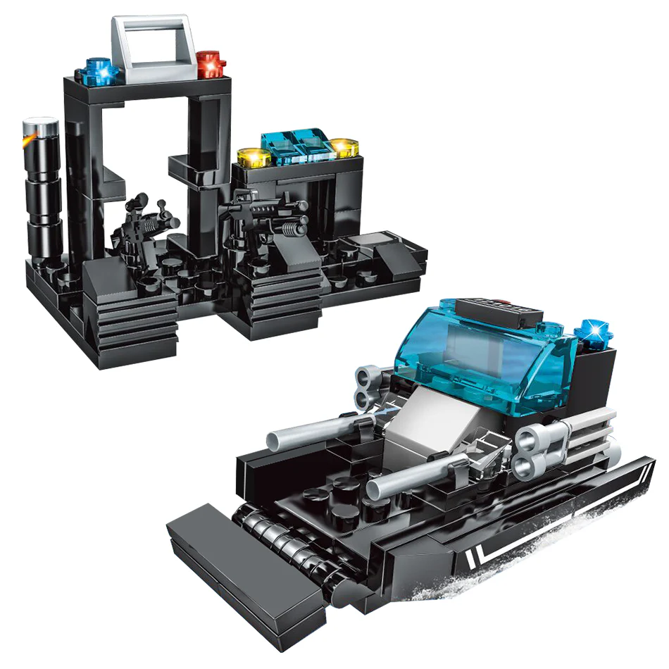 City Police Station Car Building Blocks For City SWAT Team Truck House Blocks Technic Diy Toy For Boys Children - Image 10