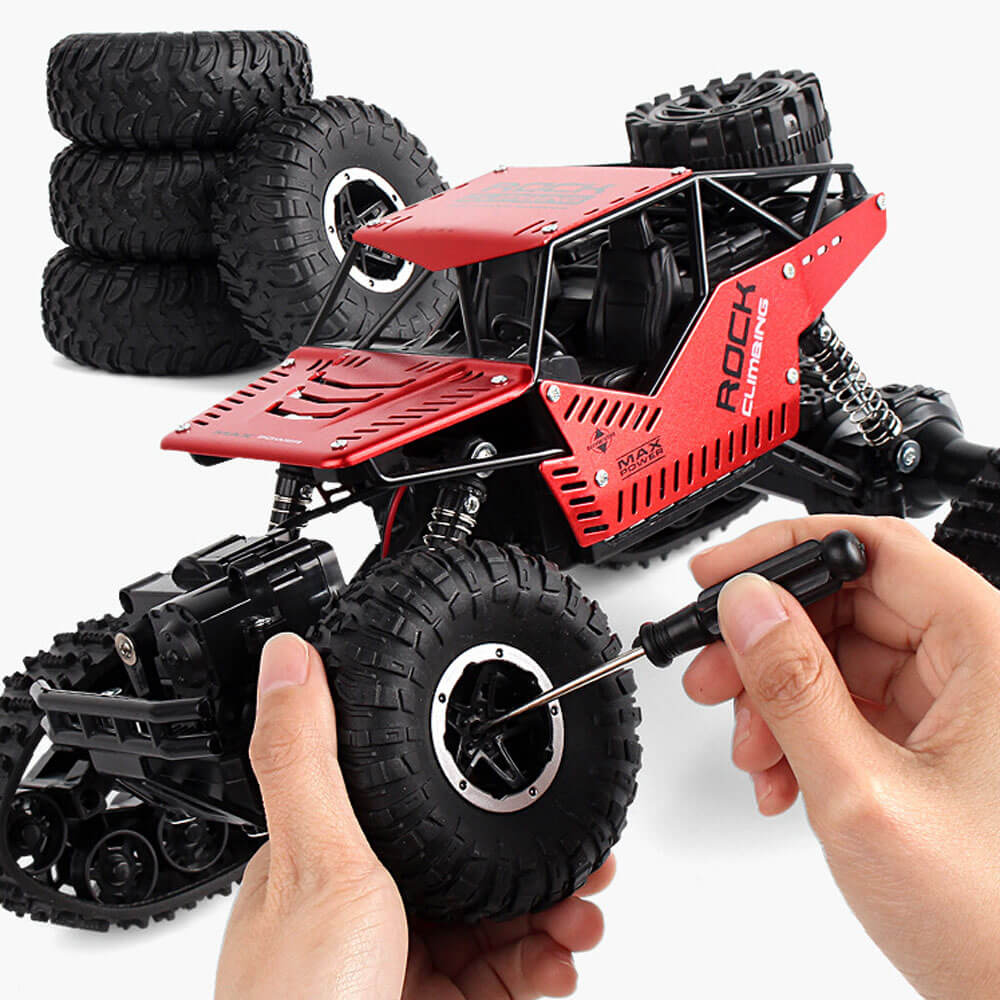 Kids 2 in 1 Off-Road Climbing Truck 4WD All Terrains RC Monster Trucks Crawler 2.4GHz Electric Toys - Image 11