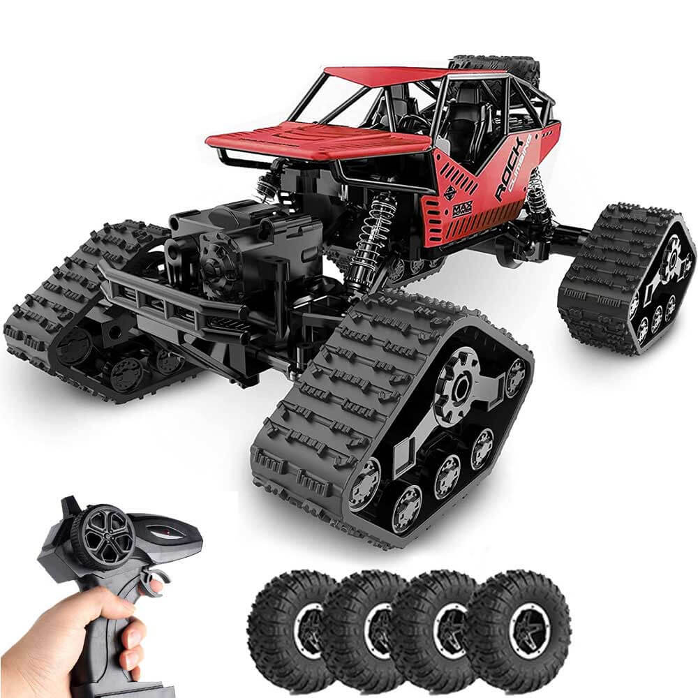 Kids 2 in 1 Off-Road Climbing Truck 4WD All Terrains RC Monster Trucks Crawler 2.4GHz Electric Toys - Image 2